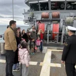 DENİZ KUVVETLERİ’NİN ARAMA KURTARMA GEMİSİ TCG IŞIN TEKİRDAĞ’DA ZİYARETE AÇILDI